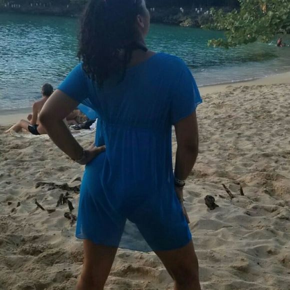 sex deep V-neck swimsuit bikini beach cover up d - Picture 3 of 3